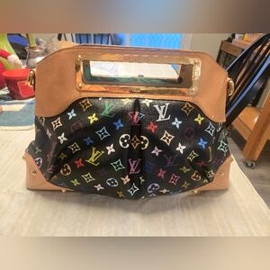 Louis Vuitton Multicolor Black Judy GM -NO STRAP
